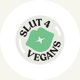 Slut 4 Vegans badge