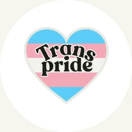 Trans Pride badge